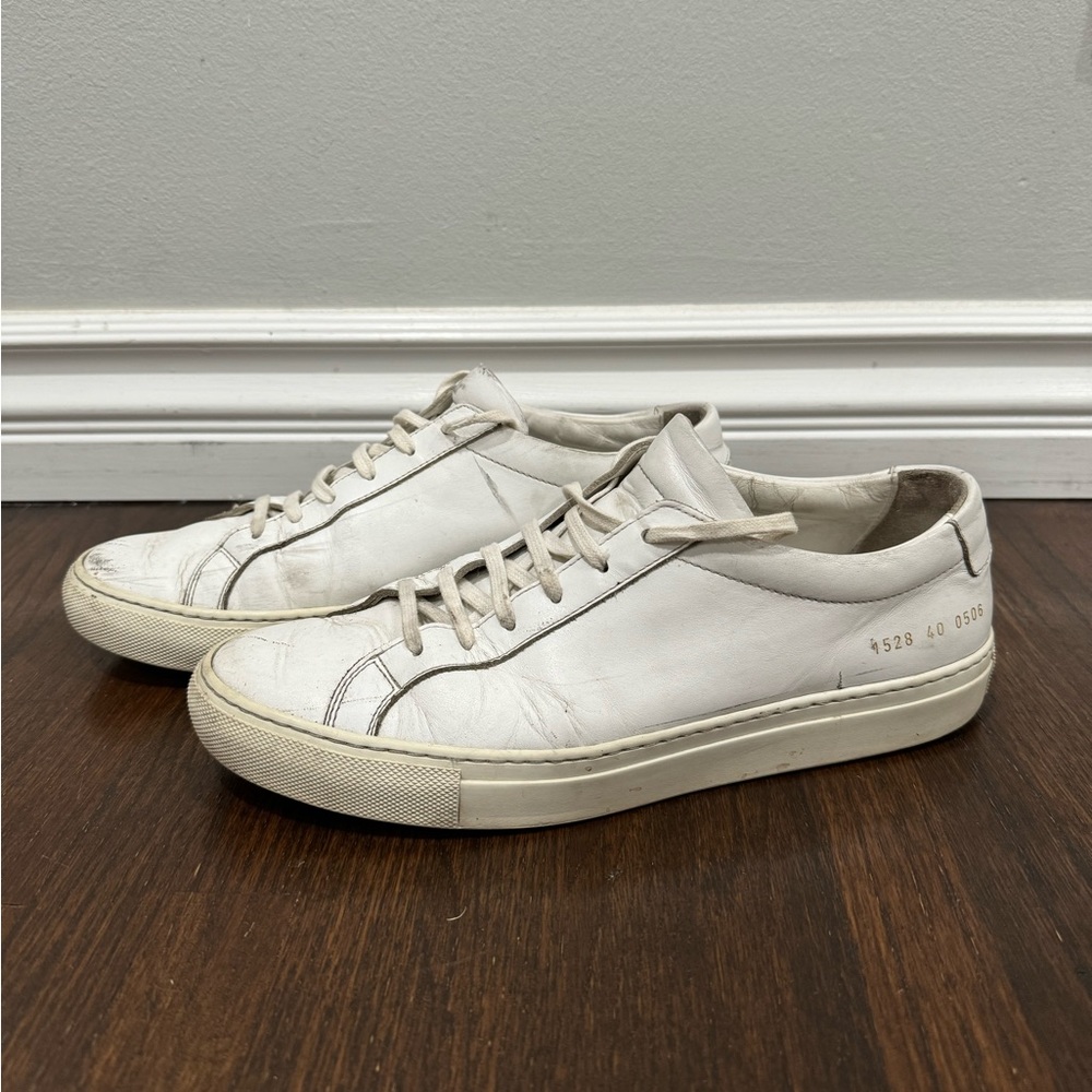 Common Projects Achilles Low - White - Size 40 - Used